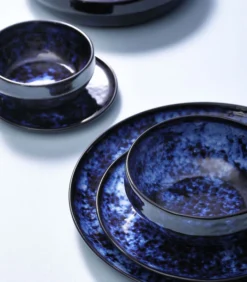 Palmer Schaal Bama Blue 12 Cm 30 Cl Blauw Stoneware 4 Stuk(s) -Huishoudelijke Producten Winkel 845c3cc21d5c47f6a62cffd6d2116a64