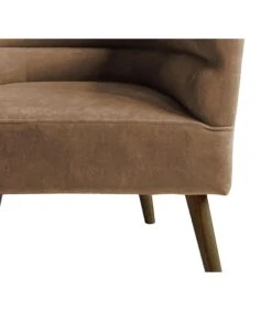 Leitmotiv Stoel Explicit - Suede Look Chocolade Bruin - 74x71x74cm -Huishoudelijke Producten Winkel 84afcde83f964fe8a22166b5b120fe97