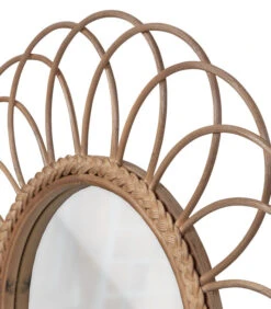 Flores Spiegel Rond - Bamboe - Naturel - 59x59x2 -Huishoudelijke Producten Winkel 86f885ccd8ac4b1ebcd1e53e1cdc2d92