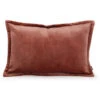 Kussen 45x30cm Velvet Roze Lounge