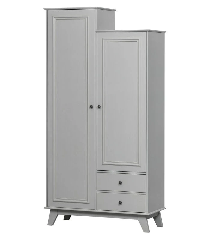 WOOOD Lily Garderobekast - Grenen - Clay - 190x98x41 4 WOOOD Lily Garderobekast - Grenen - Clay - 190x98x41 - Afbeelding 4