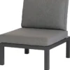 Tussenelement Loungeset - Aluminium - Antraciet - 63x80x70