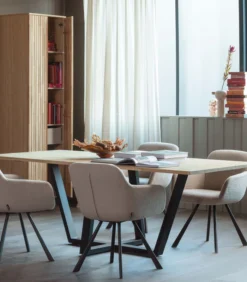 Exclusive New Gravure Hoge Kast - Eiken - Naturel - 210x60x42 -Huishoudelijke Producten Winkel 907568dafa104bc7b9e01043bef3211e