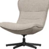 Draaifauteuil Warp - Bouclé - Taupe Melange - 92x81x92