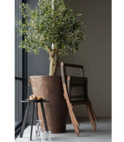 WOOOD Bijzettafel Buiten Fer - Metaal - Zwart - 49x40x40 -Huishoudelijke Producten Winkel 94e465923d624baa8df62a5272c4534d