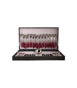 Bestekset Mona Lisa 18/10 49-delig Rood Rood 12-persoons -Huishoudelijke Producten Winkel 975041e27d254b8e9a1eec6ac6fedecc