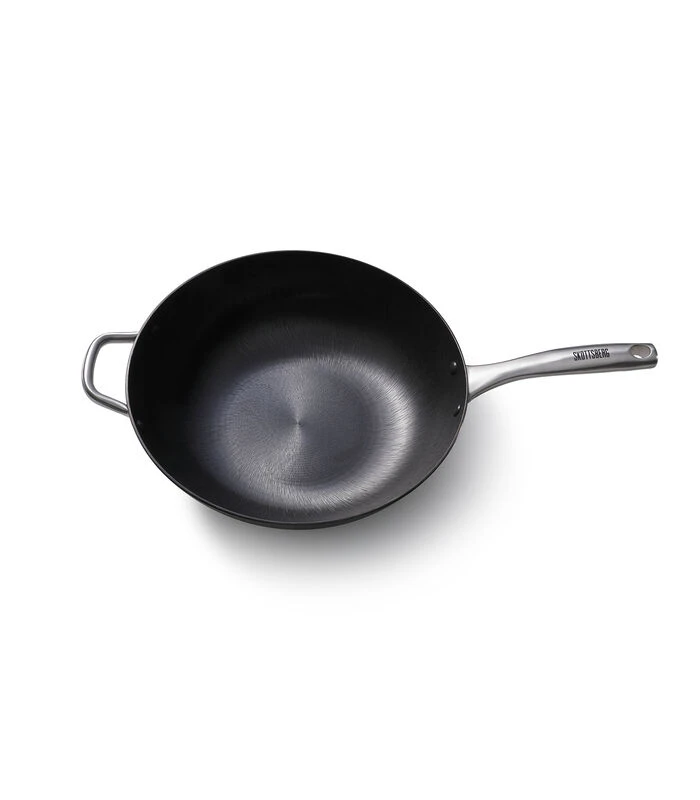 Wok Cast Iron 34 Cm Gietijzer 4 Wok Cast Iron 34 Cm Gietijzer - Afbeelding 4