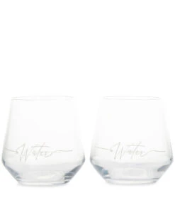 Water Glazen - RM - Drinkglazen - Transparant - 2 Stuks