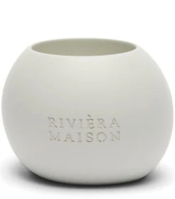 Waxinelichthouder Rond, Theelichthouder - Oriental Pearl - Mat Beige