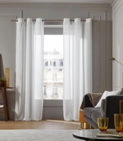 Vitrage Gordijn Met Ringen MILOS