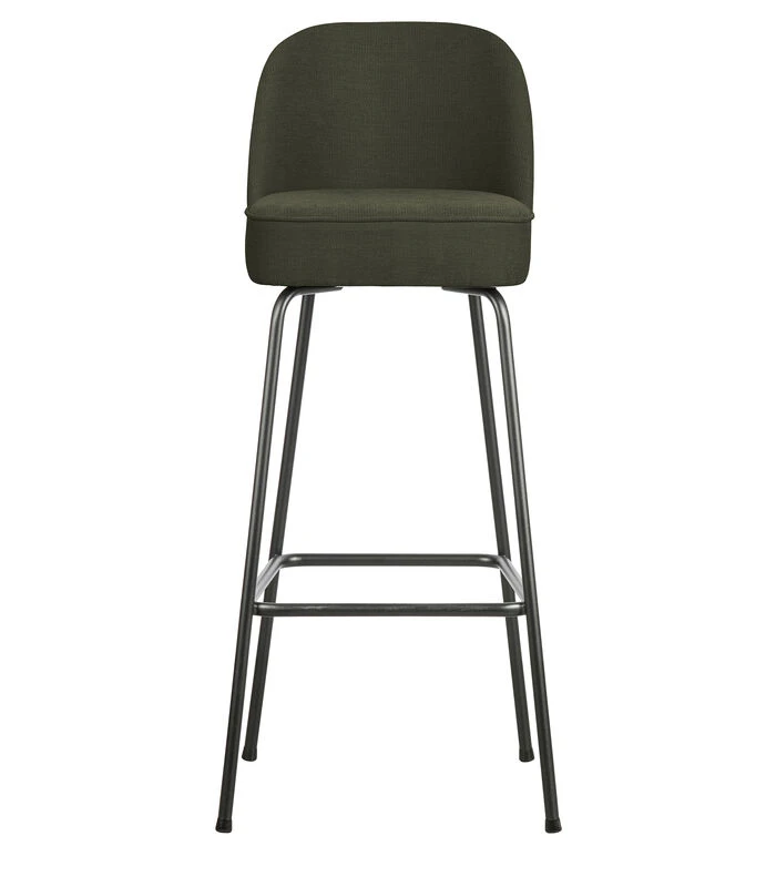BePureHome Barstoel Vogue - Geweven Stof - Warm Groen - 103x50x55 1 BePureHome Barstoel Vogue - Geweven Stof - Warm Groen - 103x50x55