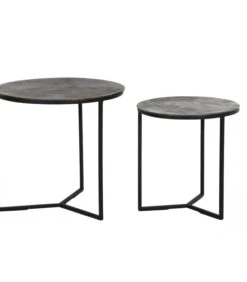 Bijzettafel Socos - Antiek Brons - Ø48,5cm -Huishoudelijke Producten Winkel 9e368f3e8b49429a815ac8e4ccd058ea