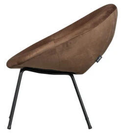 Fauteuil Moly - Velvet - Toffee - 74x75x76 -Huishoudelijke Producten Winkel 9fd72557379344d69f785d9b2b6ffb78