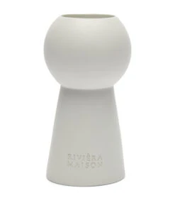 Waxinelichthouder Rond, Theelichthouder - Oriental Pearl - Mat Beige