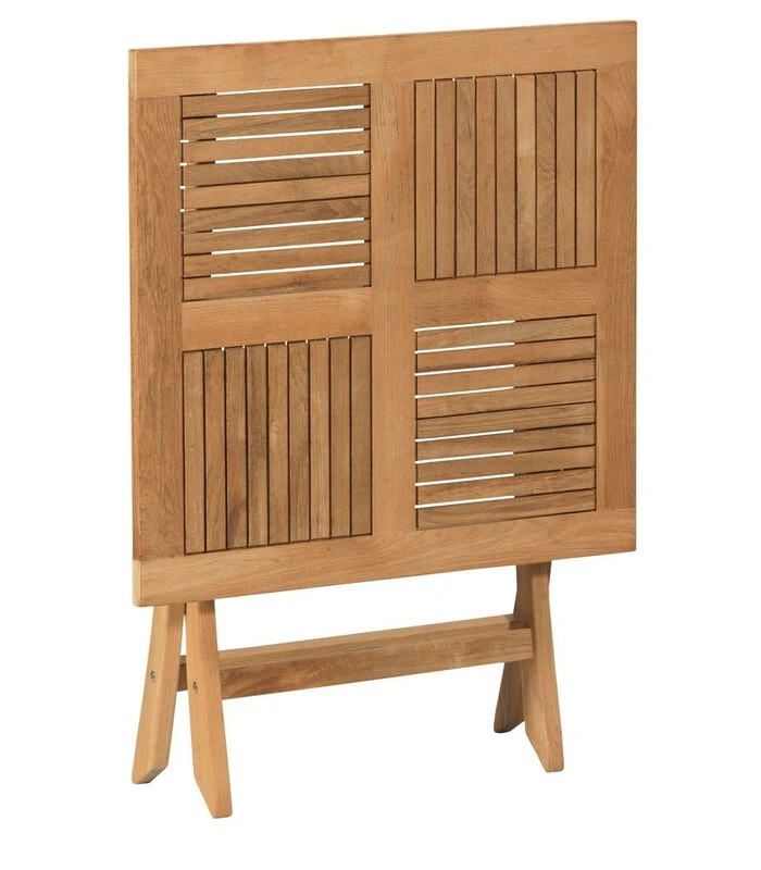 Inklaptafel Tuin Folding - Teak - Naturel - 75x70x70 2 Inklaptafel Tuin Folding - Teak - Naturel - 75x70x70 - Afbeelding 2