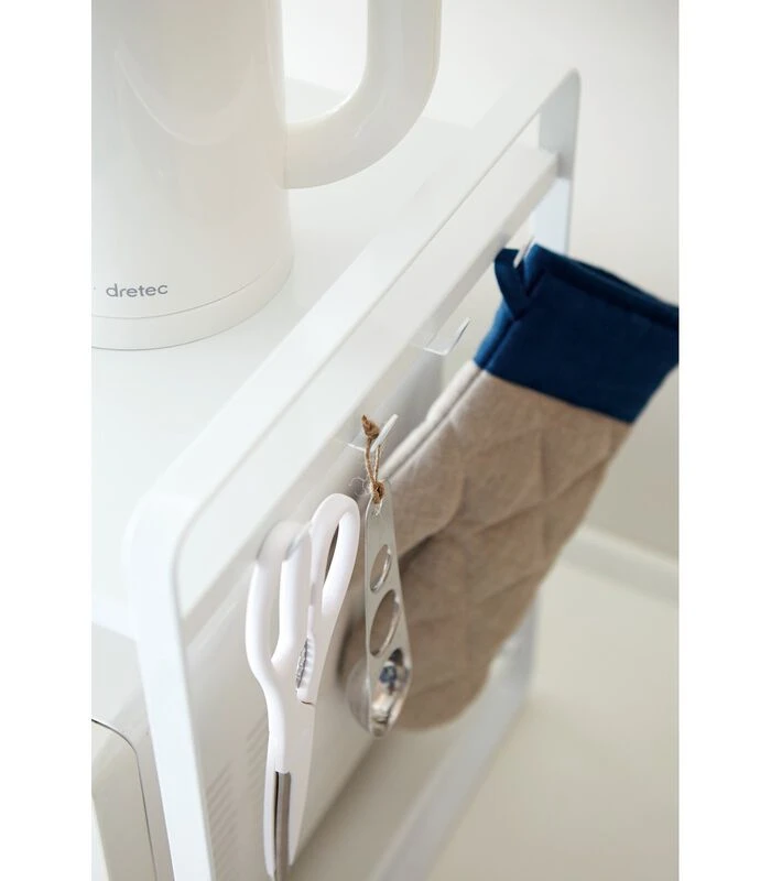 Yamazaki Extendable Kitchen Counter Organizer - Tower - White 4 Yamazaki Extendable Kitchen Counter Organizer - Tower - White - Afbeelding 4