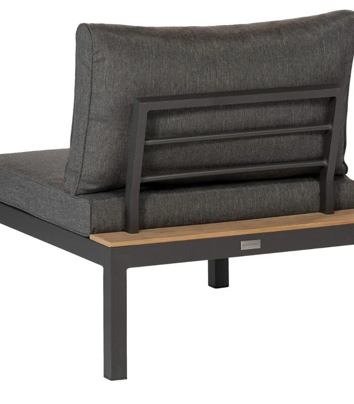 Tussenelement La Vida - Teak - Antraciet - 63x80x70 2 Tussenelement La Vida - Teak - Antraciet - 63x80x70 - Afbeelding 2