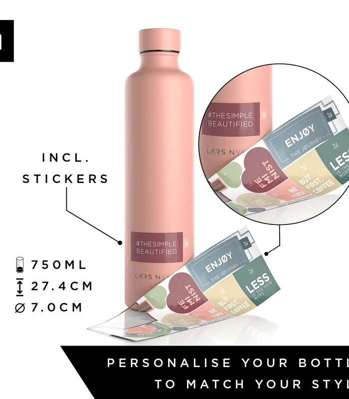 Geïsoleerde Drinkfles Roestvrij Staal 'Øjeblik' 3 Geïsoleerde Drinkfles Roestvrij Staal 'Øjeblik' - Afbeelding 3