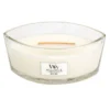 WoodWick Kaars White Teak Ellipse