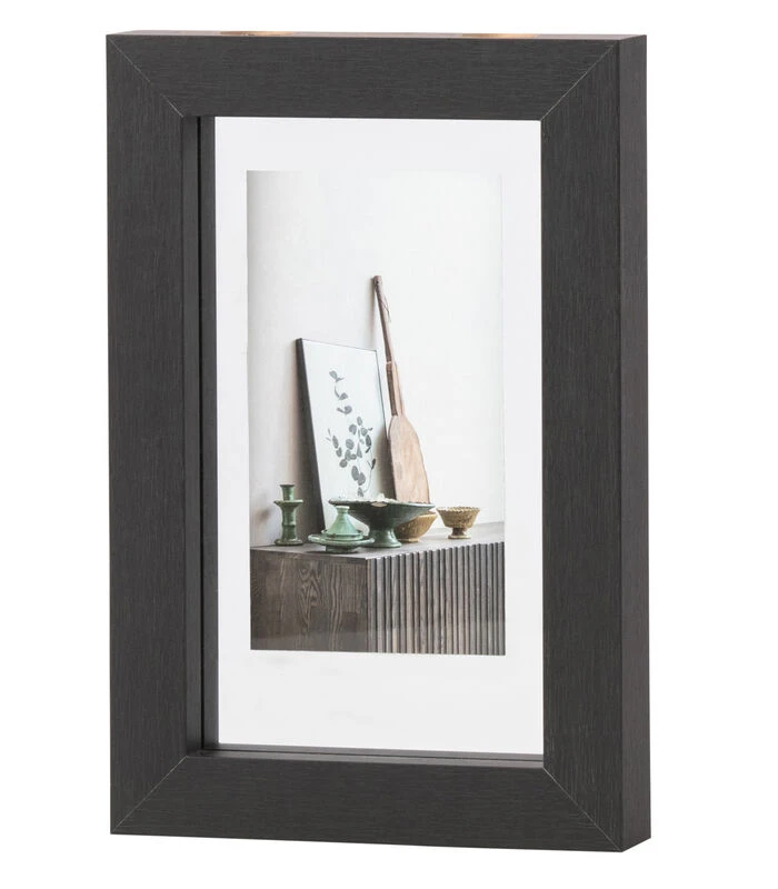 Exclusive Blake Fotolijst Met Houten Rand - Zwart - 30x20x4 2 Exclusive Blake Fotolijst Met Houten Rand - Zwart - 30x20x4 - Afbeelding 2