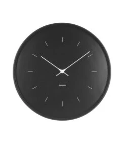 Karlsson Wandklok Butterfly Hands - Zwart - Large - Ø37,5cm