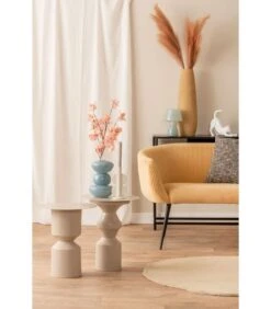 Leitmotiv Bijzettafel Diabolo - Grijs - 40,5x40,5x46,5cm -Huishoudelijke Producten Winkel a6b7f974945a438b8f8ed88150fd945c