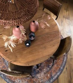 Eettafel Mimoso - Hout/Zwart - Ø140cm 6 Eettafel Mimoso - Hout/Zwart - Ø140cm -Huishoudelijke Producten Winkel a92a47166718461192bf6f27d5be1739