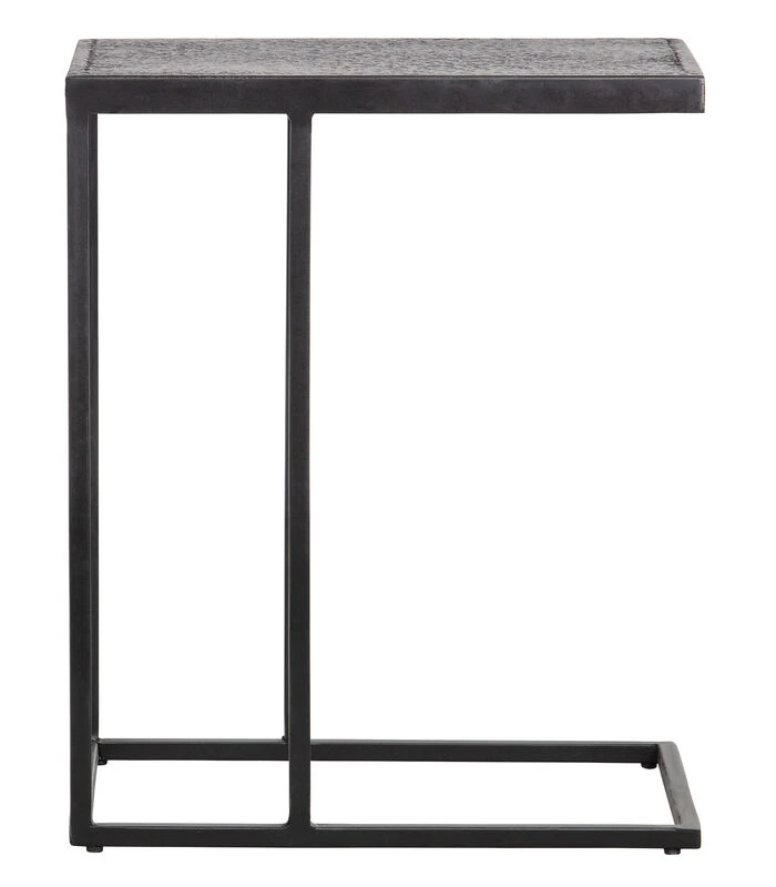 WOOOD Bijzettafel U-vorm Buiten Febe- Metaal - Zwart - 55x45x35 1 WOOOD Bijzettafel U-vorm Buiten Febe- Metaal - Zwart - 55x45x35