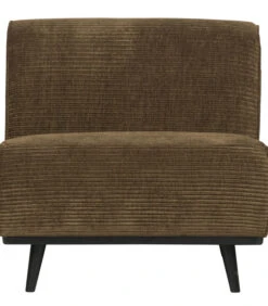 BePureHome Statement 1-Zits Element - Ribstof - Rock - 77x79x93