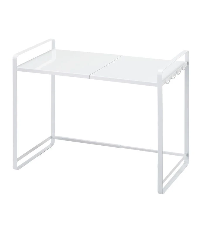 Yamazaki Extendable Kitchen Counter Organizer - Tower - White 2 Yamazaki Extendable Kitchen Counter Organizer - Tower - White - Afbeelding 2