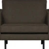 BePureHome Rodeo Fauteuil - Polyester - Warm Bruin - 85x105x86