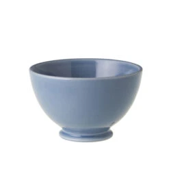 Kom 11cm Op Voet Uni - Fleurs Bleues