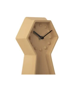 Karlsson Tafelklok Genuine - Latte Bruin - 34x9,4x16cm -Huishoudelijke Producten Winkel b169d3d0bf2a4f3a89288cc98acdcbe1
