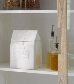 Voorraadpot Met Deksel, Vershoudpot Pasta - Pasta - Wit -Huishoudelijke Producten Winkel b29594148def4cb3b55f9c411f218019