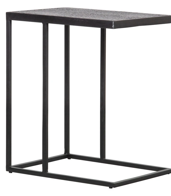WOOOD Bijzettafel U-vorm Buiten Febe- Metaal - Zwart - 55x45x35 3 WOOOD Bijzettafel U-vorm Buiten Febe- Metaal - Zwart - 55x45x35 - Afbeelding 3