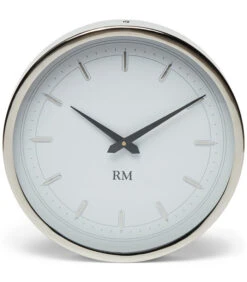 Wandklok, Keukenklok Rond, Zonder Cijfers - Yara - Zilver -