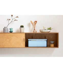 Brabantia Broodtrommel Met Klepdeksel, Dreamy Blue -Huishoudelijke Producten Winkel b8b66901f59e4608bf016cec54843204