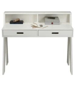 WOOOD Connect Bureau - Grenen - Wit - 93x112x55 -Huishoudelijke Producten Winkel b8bf29014cf249bc9e5a1c06df5c1403