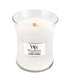 WoodWick Kaars Island Coconut Medium Kaars