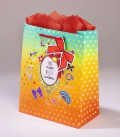 Geschenkentas Super Petit CadeauL 17,5 X H 23 X P 9,5 Cm