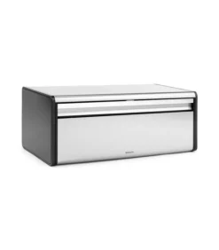 Brabantia Broodtrommel Met Klepdeksel, Matt Steel Fingerprint Proof / Matt Black -Huishoudelijke Producten Winkel c13944e2ee4a40c681fefc9ba8c9602e
