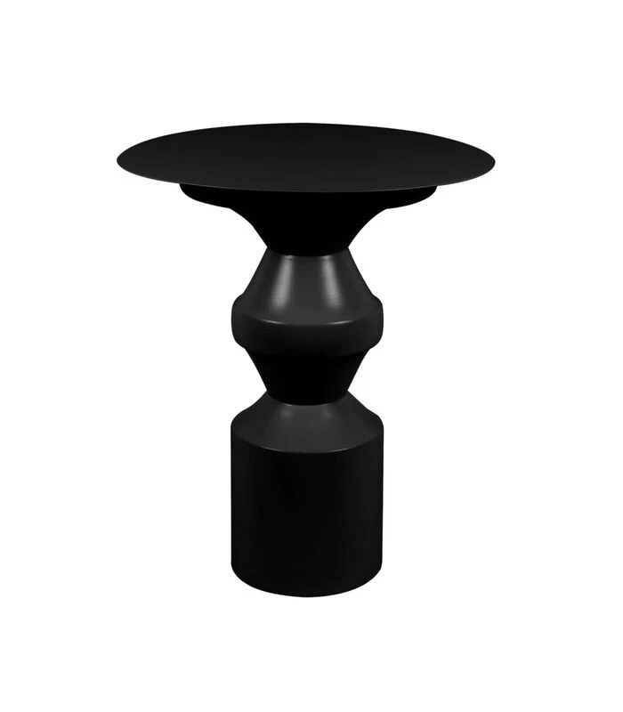 Leitmotiv Bijzettafel Chess King - Zwart - 40,5x40,5x48cm 1 Leitmotiv Bijzettafel Chess King - Zwart - 40,5x40,5x48cm