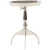 Bijzettafel Verstelbaar - Crosby Adjustable End Table - Zilver
