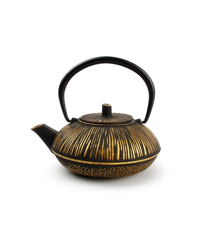 Theepot 50cl Strepen Goud/Zwart My Tea 1 Theepot 50cl Strepen Goud/Zwart My Tea