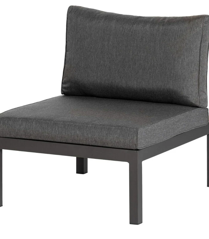 Tussenelement La Vida - Teak - Antraciet - 63x80x70 1 Tussenelement La Vida - Teak - Antraciet - 63x80x70