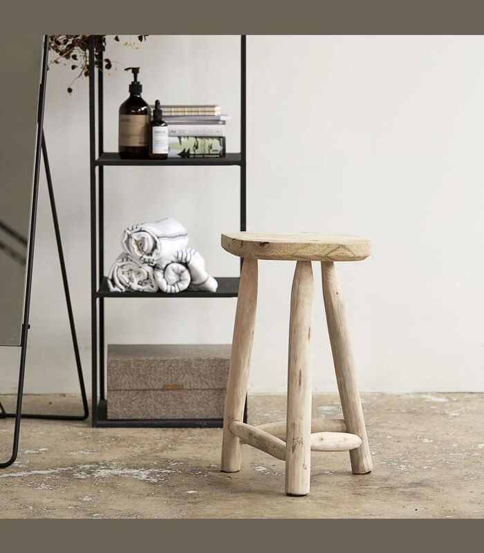 House Doctor Stoel/hocker, Pure, Natuur 2 House Doctor Stoel/hocker, Pure, Natuur - Afbeelding 2