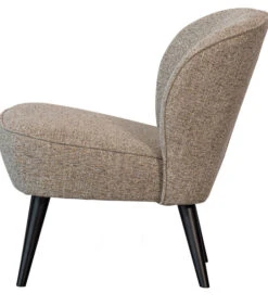 WOOOD Fauteuil Sara - Polyester - Naturel - 71x59x70 -Huishoudelijke Producten Winkel cf9368427f2c4f219f4b4a9050ed5ae6