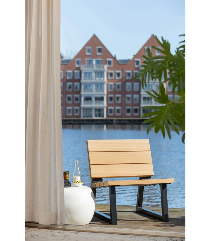 WOOOD Tuinfauteuil Banco - Hout/Metaal - Nature - 78x68x82 2 WOOOD Tuinfauteuil Banco - Hout/Metaal - Nature - 78x68x82 - Afbeelding 2