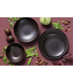 Palmer Bordenset Ruston Stoneware 6-persoons 18-delig Bruin -Huishoudelijke Producten Winkel d6a23ec0754245c99643452795526139