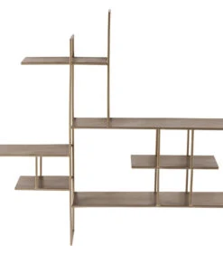 WOOOD Zach Wandkast - Metaal - Antique Grey - 87x91x17